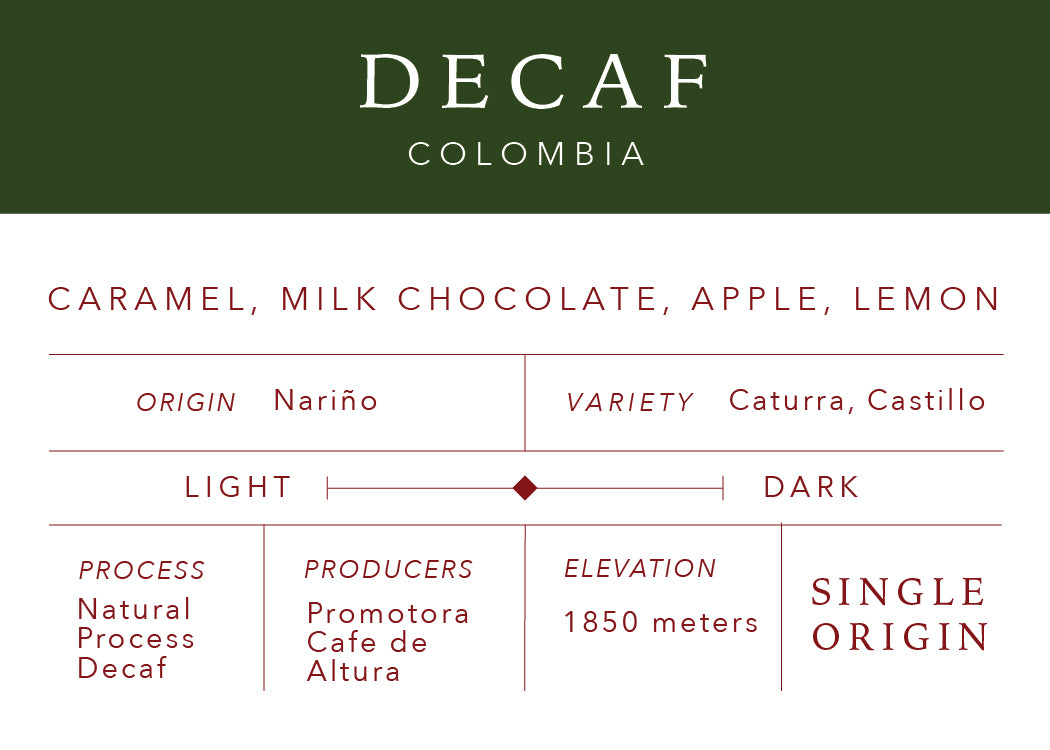 Decaf Colombian Natural Process