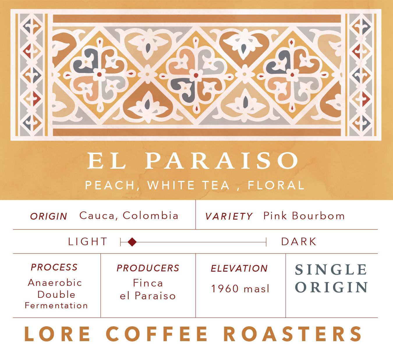 El Paraiso, Pink Bourbon, Diego Bermudez | From the Vault - 8 oz