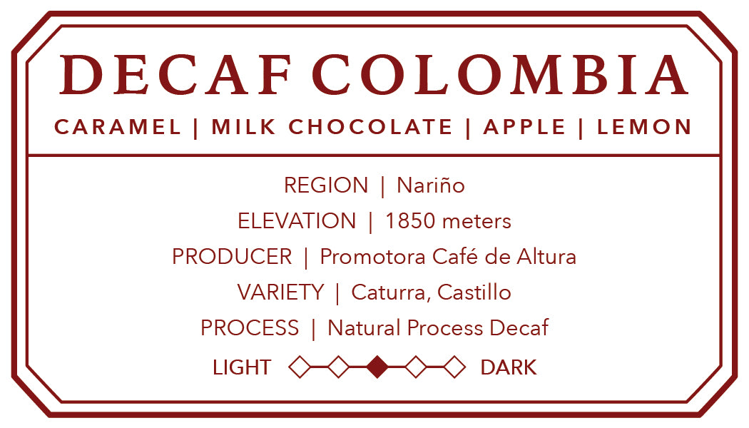 Decaf Colombian Natural Process